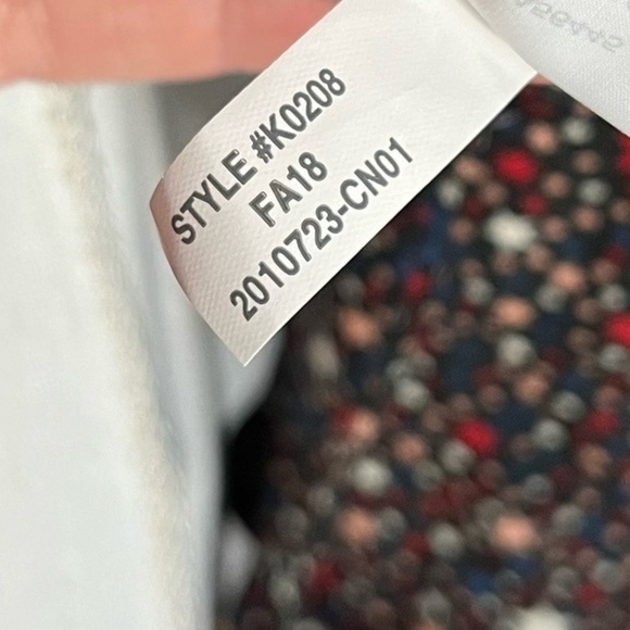 Madewell • Silk Ruffle-Hem Wrap Top in Starry Night - Picture 10 of 11